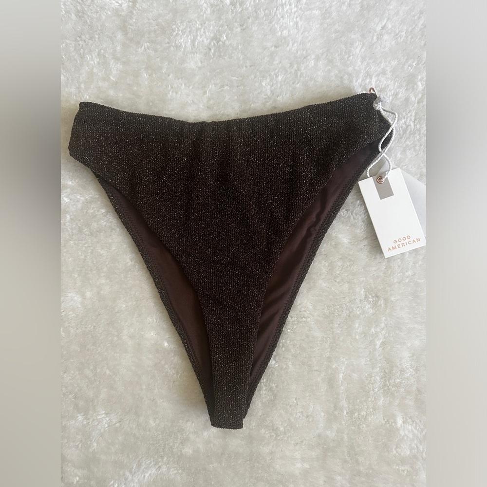 Good American Sparkle Good Waist Cheeky Size 1